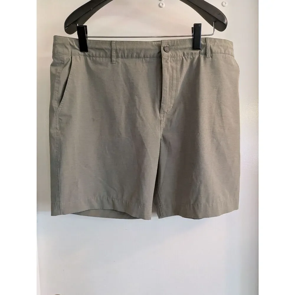 Faherty Lightweight Flat-Front Shorts in Olive  All Day Drawstring